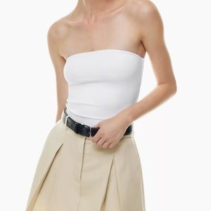 Babaton Contour Tube Top in White